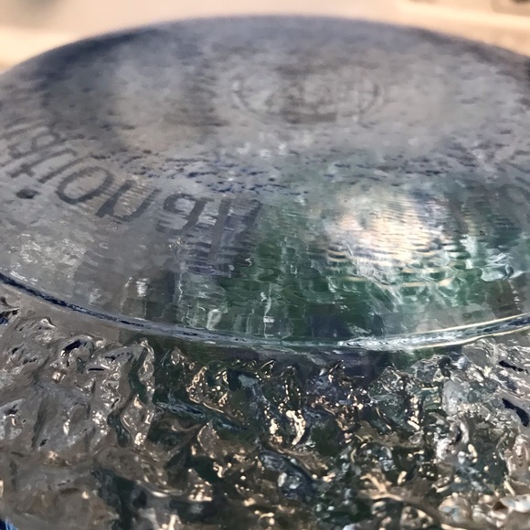 Fire and Light Recycled Glass Moonstone Plate - Picture 4 of 6